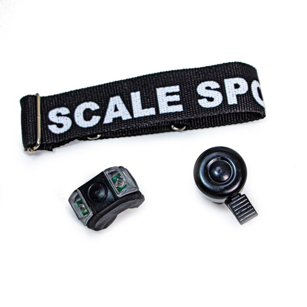 Двоколісний самокат Scale Sports SS-10 складний з ручним гальмом синій